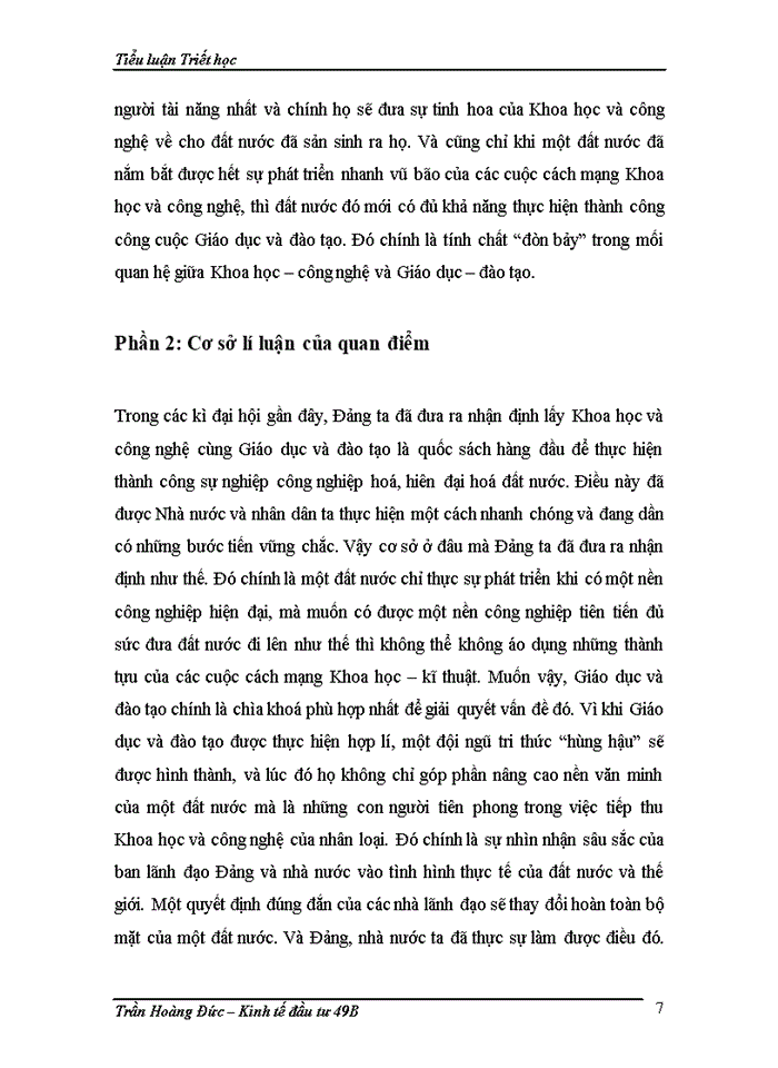 image for page Khoa học và công nghệ cùng Giáo dục và đạo tạo là những quốc sách hàng đầu