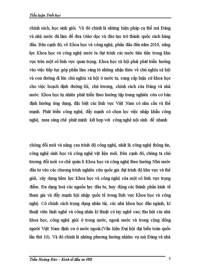 image for page Khoa học và công nghệ cùng Giáo dục và đạo tạo là những quốc sách hàng đầu