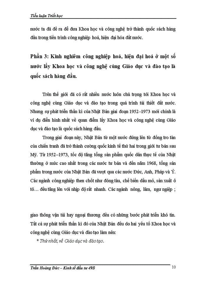 image for page Khoa học và công nghệ cùng Giáo dục và đạo tạo là những quốc sách hàng đầu