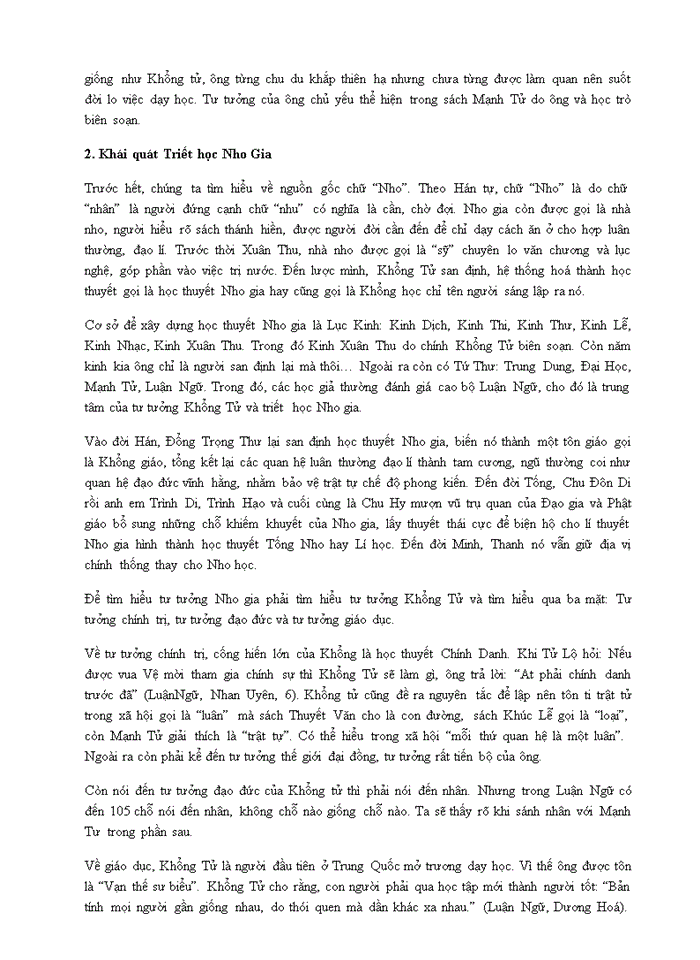 image for page Nho giáo trong triết học