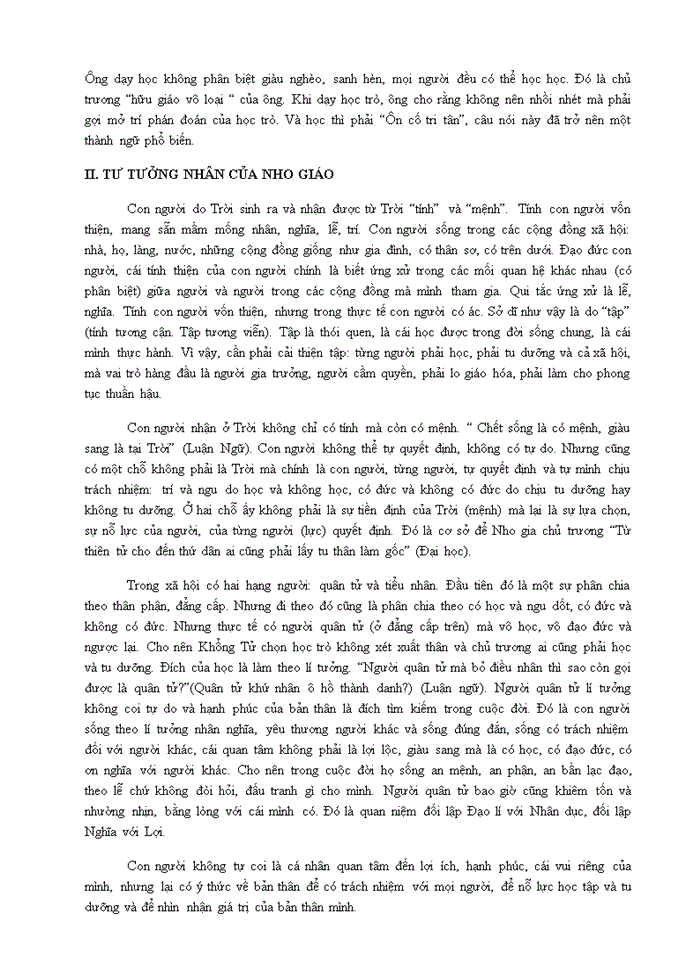 image for page Nho giáo trong triết học