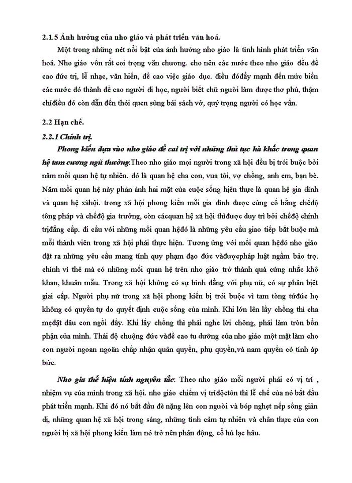 image for page Đánh giá những giá trị và hạn chế trong học thuyết Nho giáo