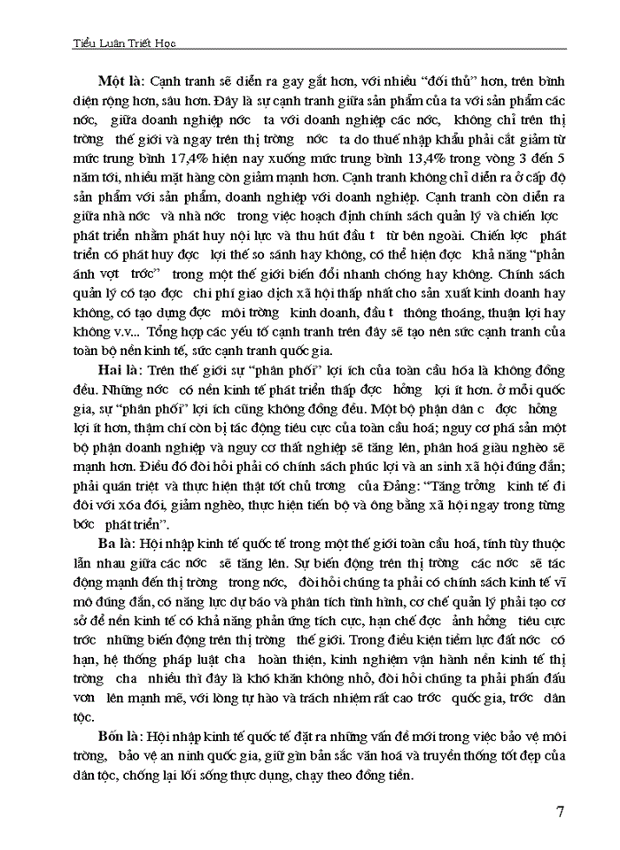 image for page Mâu thuẫn biện chứng với việc tìm hiểu những cơ hội và thách thức khi Việt Nam gia nhập WTO