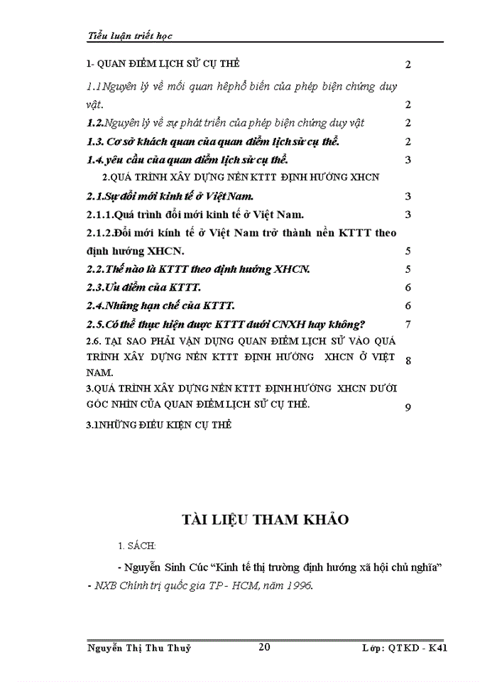 image for page Vận dụng quan điểm lịch sử cụ thể phân tích quá trình xây dựng nền kinh tế thị trường định hướng xã hội chủ nghĩa ở Việt Nam