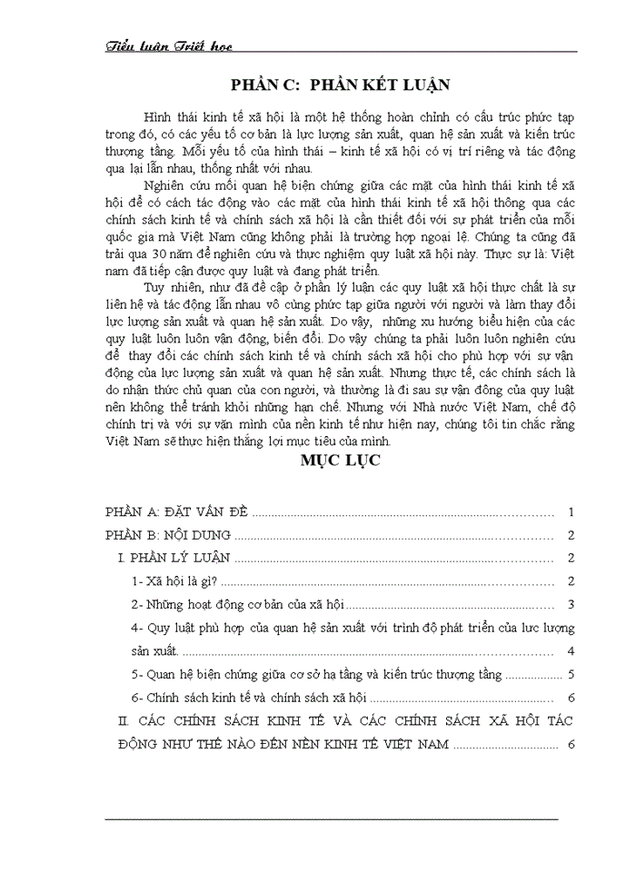 image for page Quan hệ biện chứng giữa chính sách kinh tế và chính sách xã hội trong giai đoạn phát triển hiện nay ở nước ta