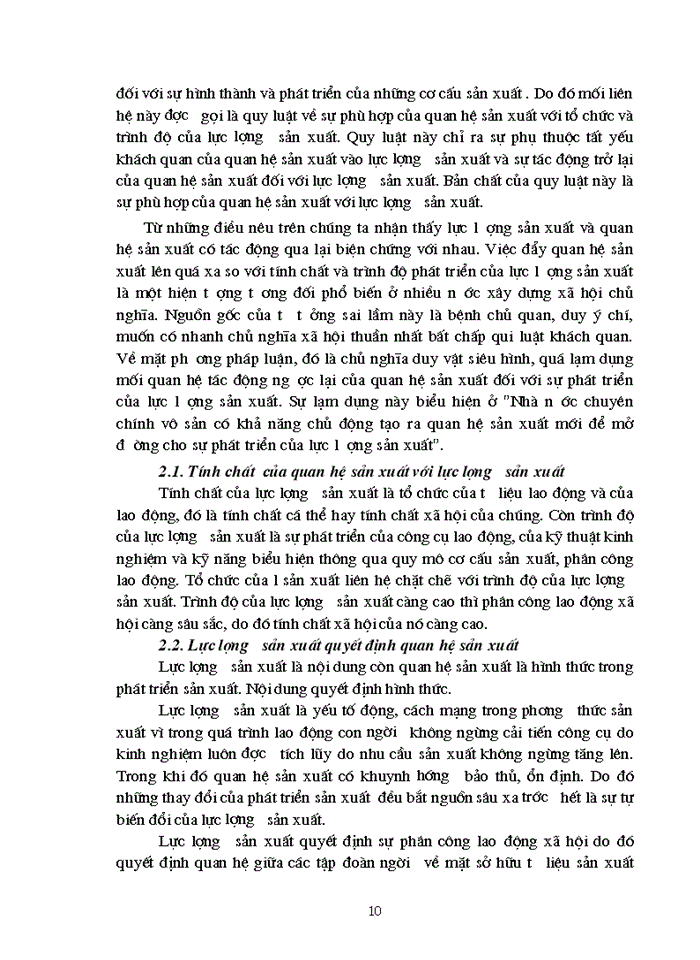 image for page Quan hệ biện chứng giữa lực lượng sản xuất và quan hệ sản xuất. Sự vận dụng của Đảng ta trong đường lối đổi mới ở Việt Nam