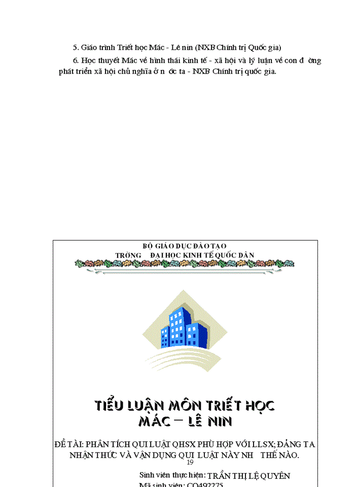 image for page Quan hệ biện chứng giữa lực lượng sản xuất và quan hệ sản xuất. Sự vận dụng của Đảng ta trong đường lối đổi mới ở Việt Nam