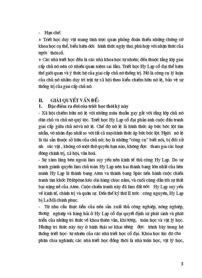 image for page Hạn chế và thành tựu của triết học Hy Lạp cổ đại