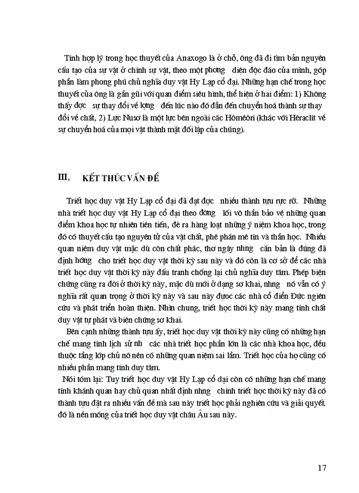 image for page Hạn chế và thành tựu của triết học Hy Lạp cổ đại