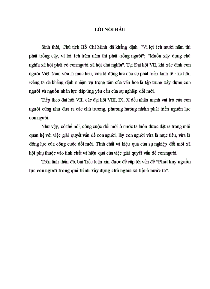 image for page Phát huy nguồn lực con người trong quá trình xây dựng chủ nghĩa xã hội ở nước ta