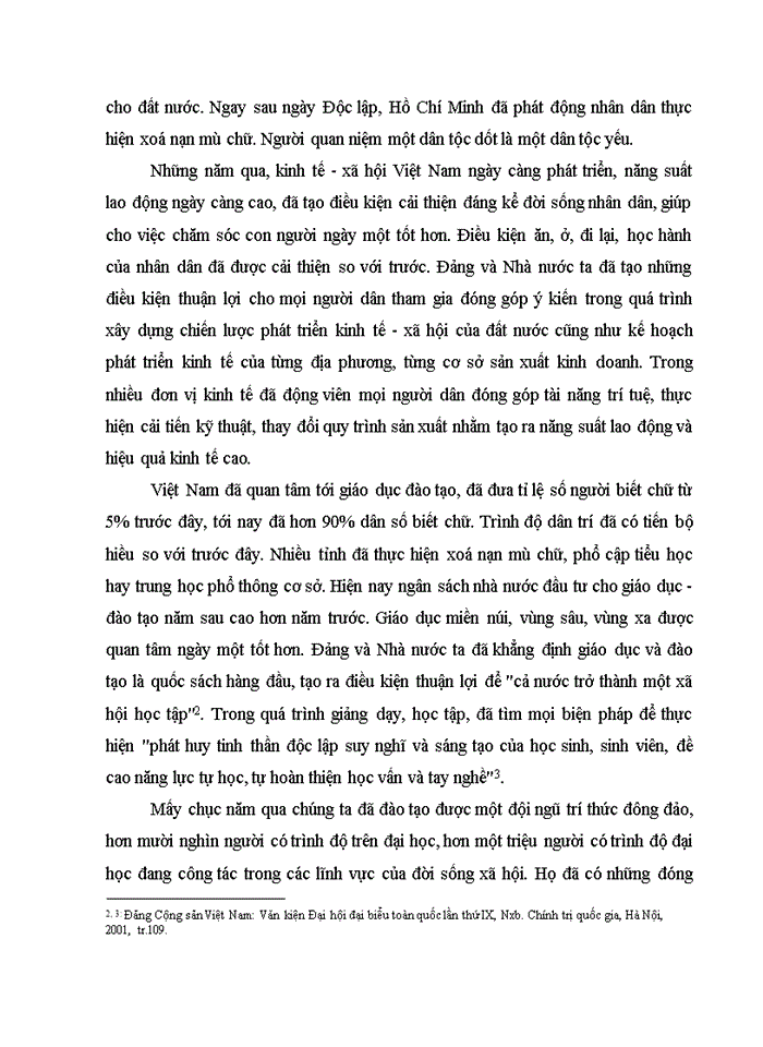 image for page Phát huy nguồn lực con người trong quá trình xây dựng chủ nghĩa xã hội ở nước ta