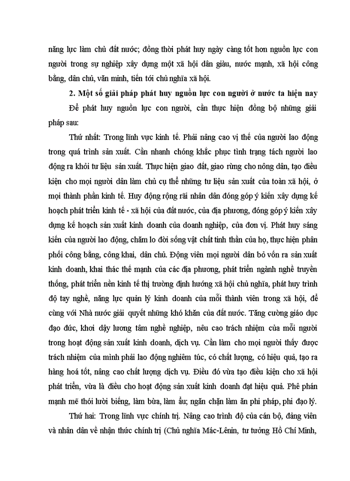 image for page Phát huy nguồn lực con người trong quá trình xây dựng chủ nghĩa xã hội ở nước ta