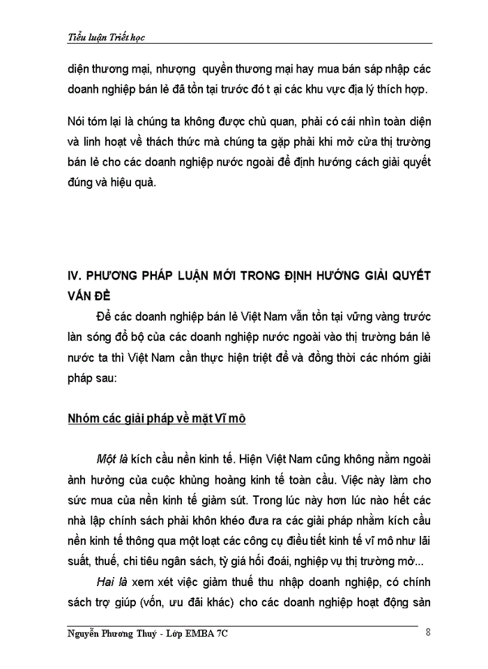 image for page Hướng đi cho các doanh nghiệp VIỆT NAM trước thời điểm mở cửa thị trường bán lẻ