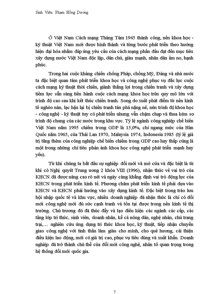 image for page Luận chứng về vai trò của khoa học, công nghệ đối với sự phát triển