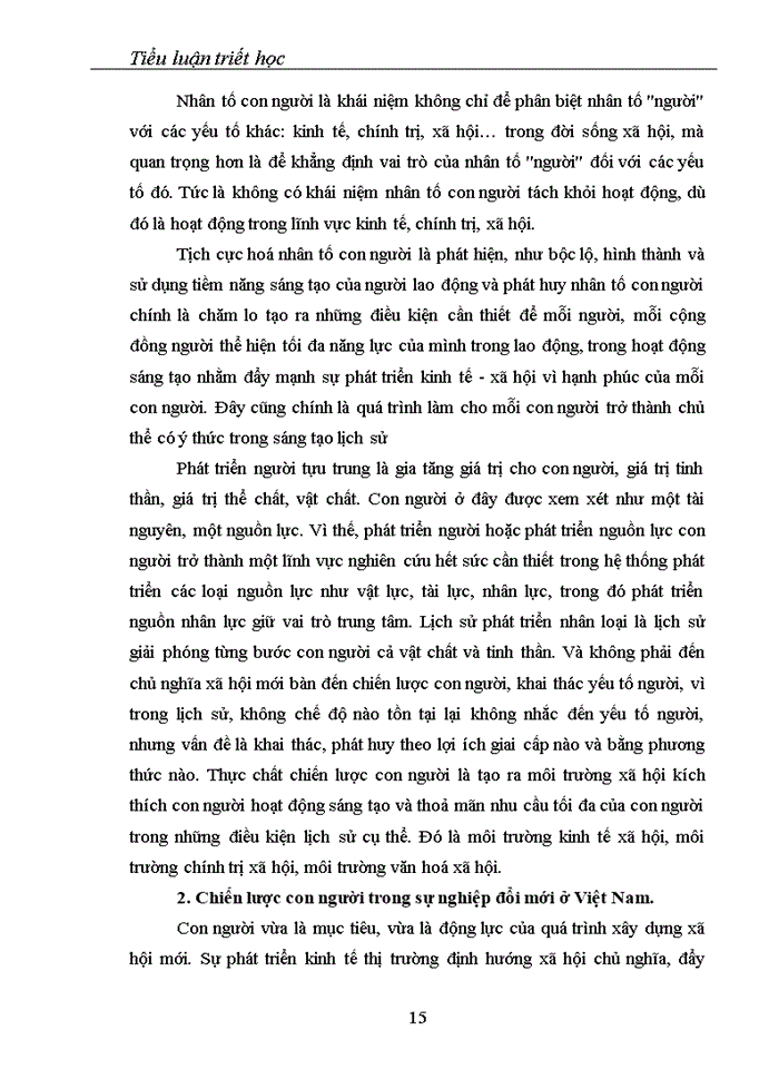 image for page Vấn đề triết học về con người và con người trong quá trình đổi mới hiện nay