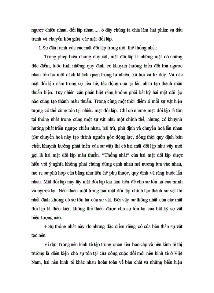 image for page Mâu thuẫn biện chứng và biểu hiện của nó trong quá trình xây dựng nền kinh tế thị trường ở Việt Nam