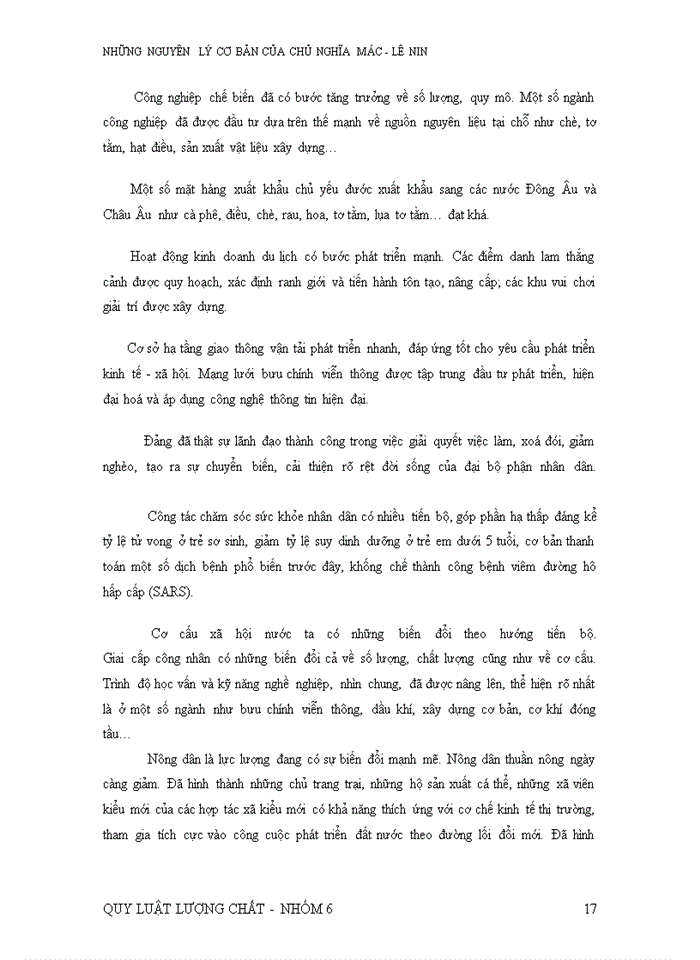 image for page Phân tích nội dung qui luật từ những thay đổi về lượng dẫn đến sự thay đổi về chất và ngược lại. Việc nhận thức và vận dụng vào trong hoạt động thực tiễn của anh chị vào trong hoạt động thực tiễn