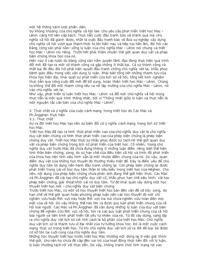 image for page Sự ra đời cúa triết học Mac