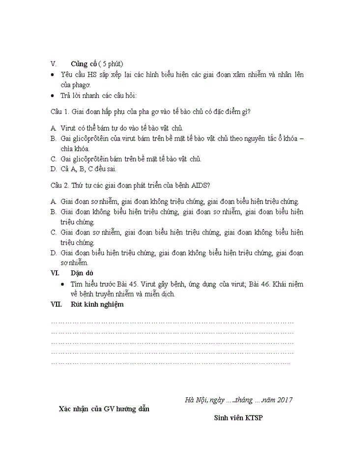 image for page Sự nhân lên của virut  trong tế bào chủ