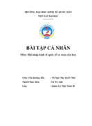 Thực trạng công tác thu BHXH bắt buộc tại BHXH huyện Đình Lập giai đoạn 2007 – 2011, giải pháp và khuyến nghị