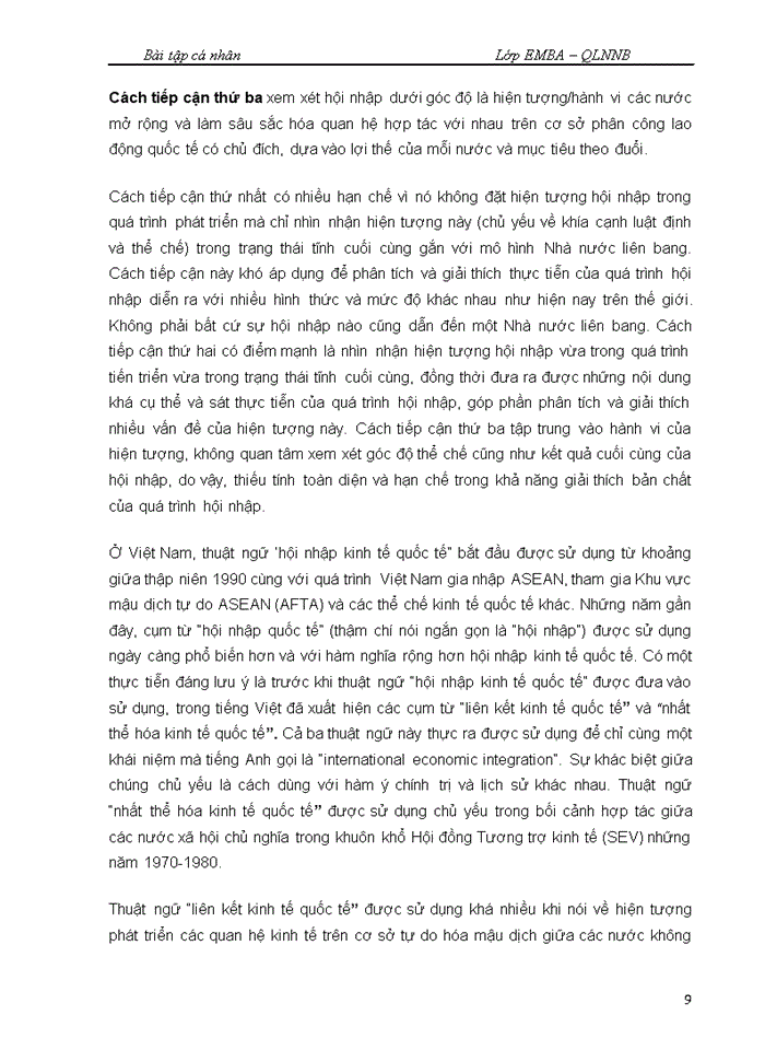 image for page Hội nhập kinh tế quốc tế và toàn cầu hóa