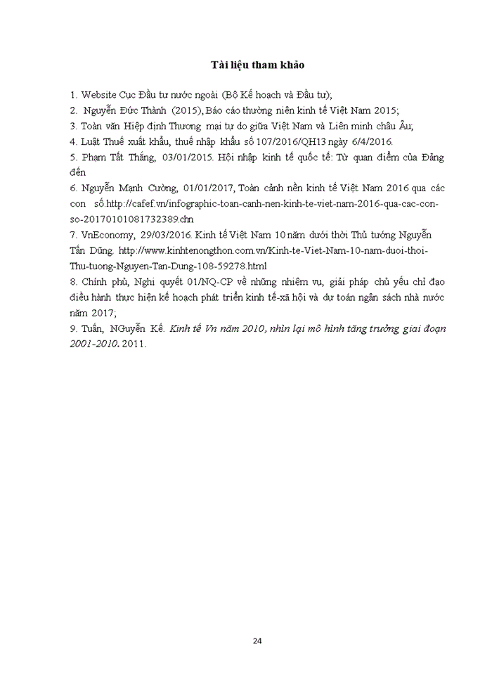 image for page Phân tích những khó khăn của nền kinh tế Việt Nam trong hội nhập kinh tế quốc tế và toàn cầu hóa giai đoạn 2011 – 2016 và định hướng đến năm 2020, đề xuất giải pháp vượt qua khó khăn