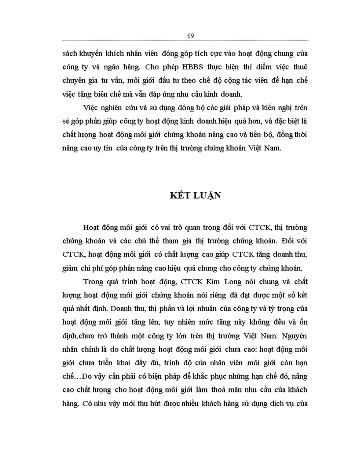 image for page Nâng cao chất lượng hoạt động môi giới chứng khoán tại công ty chứng khoán Habubank