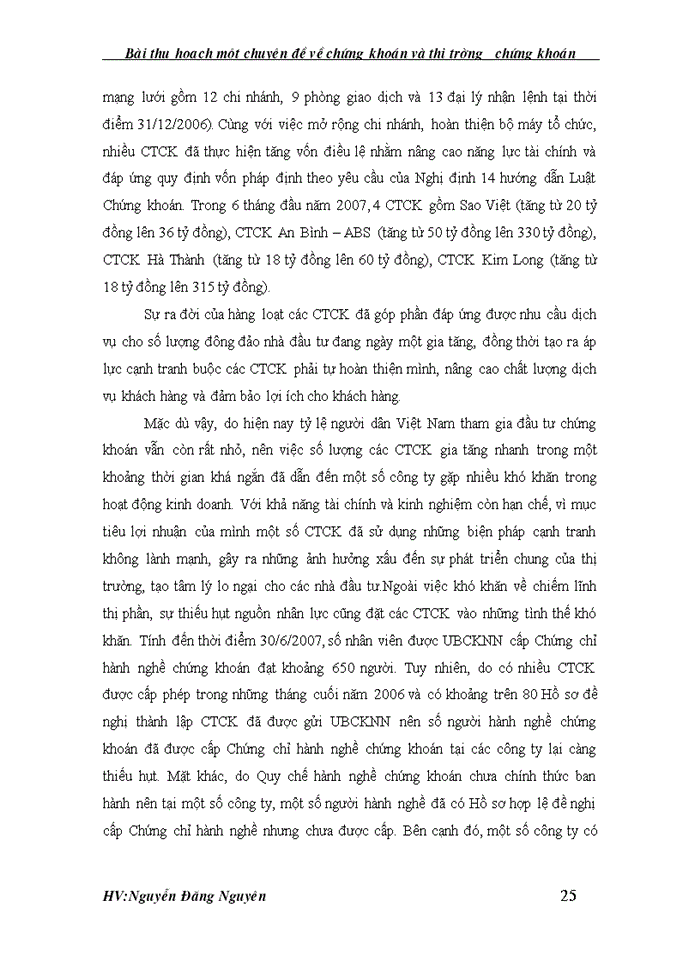 image for page Bài thu hoạch một chuyên đề về chứng khoán và thị trường chứng khoán