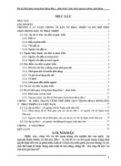 Nghiên cứu môi trường của làng Triều Khúc, xã Tân Triều, huyện Thanh Trì, thành phố Hà Nội