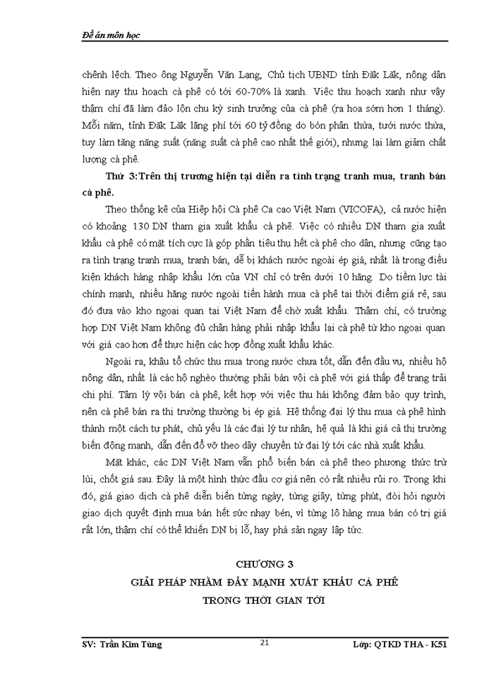 image for page Hoạt động xuất khẩu cà phê của Việt Nam sau hội nhập WTO – thực trạng va giải pháp thúc đẩy