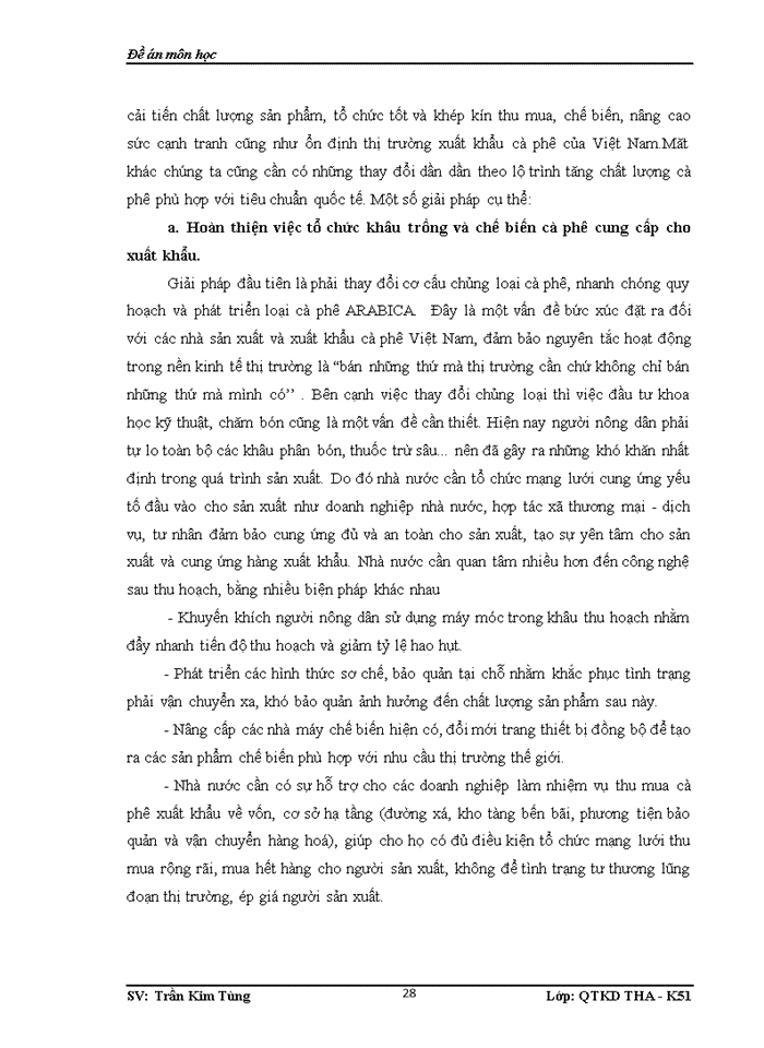 image for page Hoạt động xuất khẩu cà phê của Việt Nam sau hội nhập WTO – thực trạng va giải pháp thúc đẩy