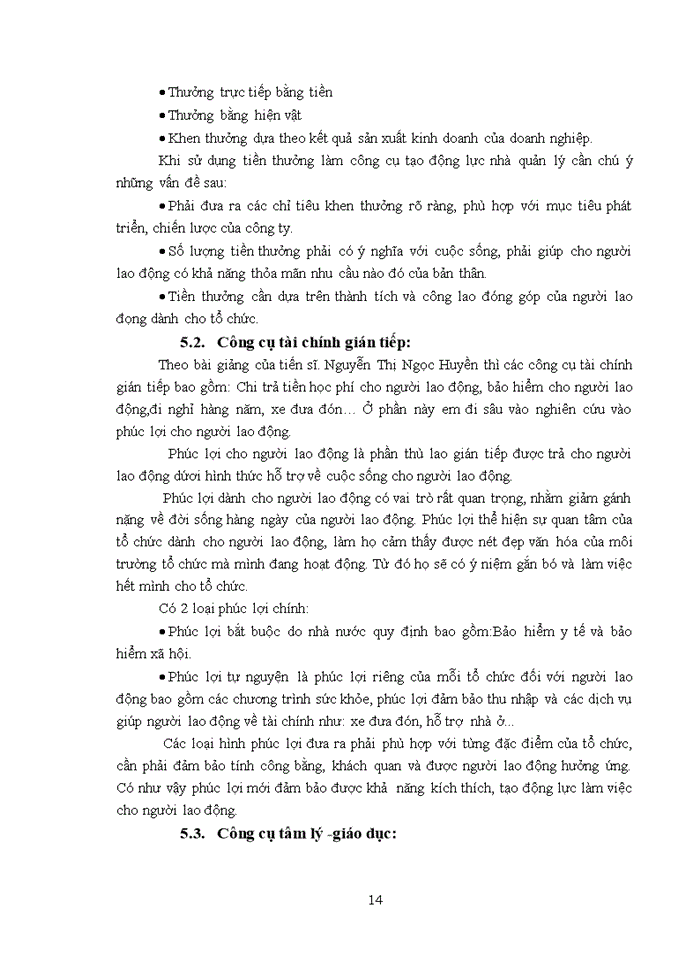 image for page tạo động lực cho người lao động