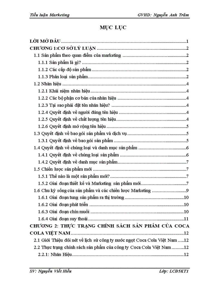 image for page Thực trạng chính sách sản phẩm của Coca Cola