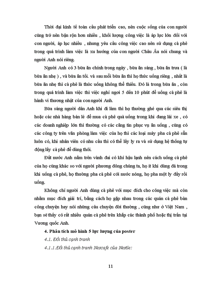 image for page Marketing hỗn hợp của công ty cafe Trung Nguyên tại Anh