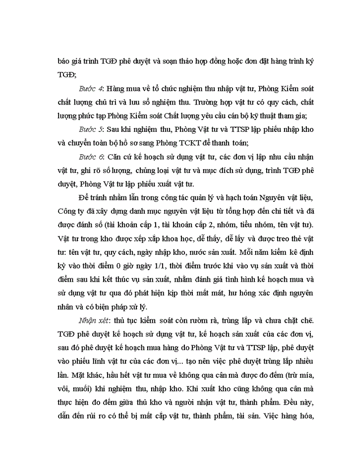 image for page Hệ thống kiểm soát quản lý về chi phí SXKD tại Công ty cổ phần Mía Đường Lam Sơn