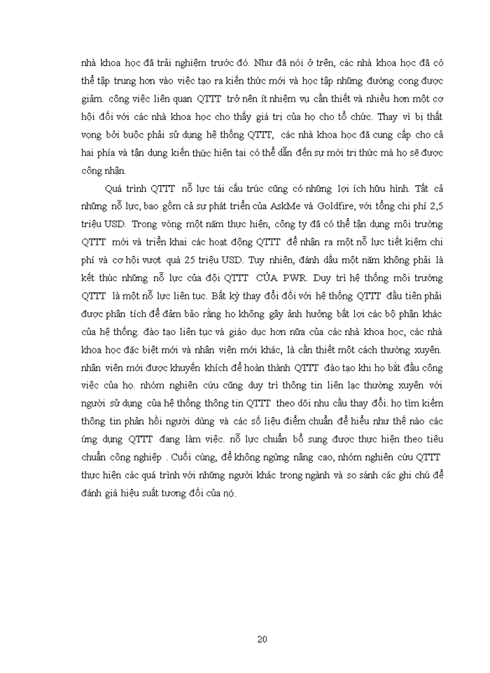 image for page Pratt & Whitney và Quản trị tri thức