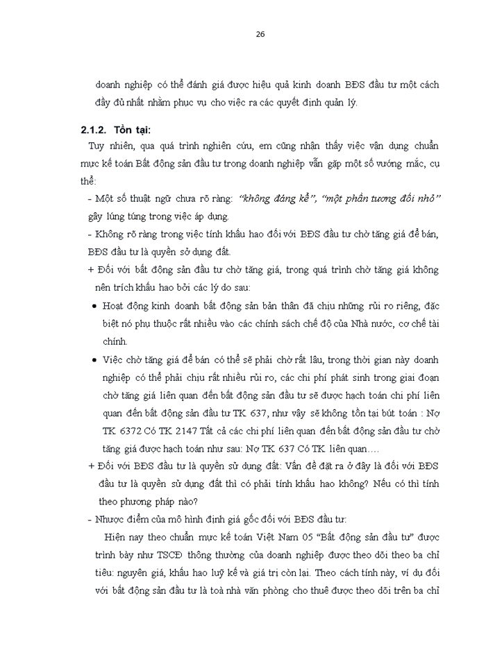 image for page Bàn về kế toán bất động sản đầu tư trong doanh nghiệp