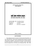 Kế toán nguyên vật liệu