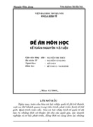 Kế toán nguyên vật liệu