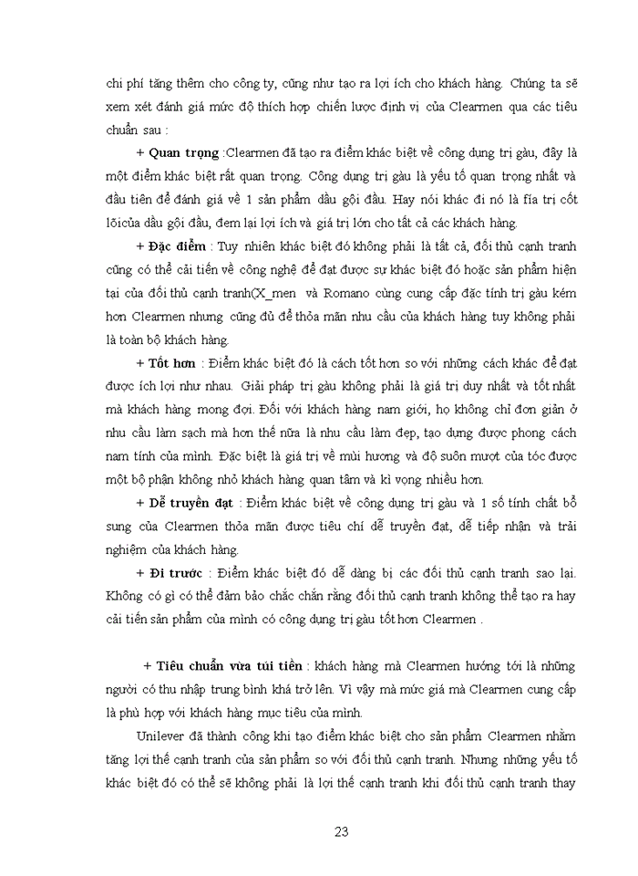 image for page Chiến lược định vị của Clearmen