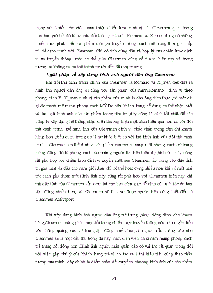 image for page Chiến lược định vị của Clearmen