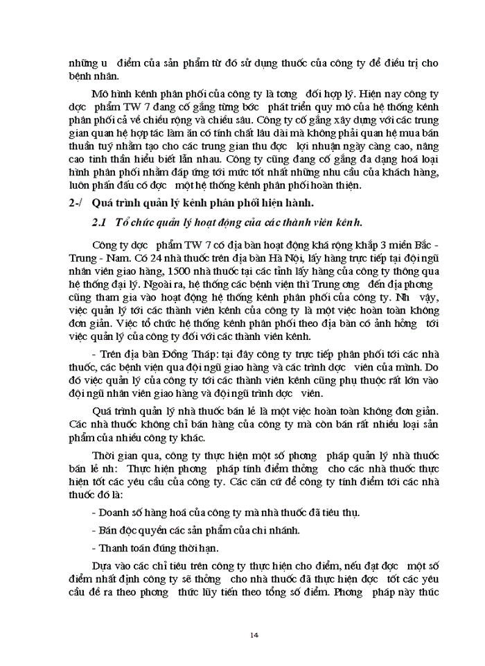 image for page Hoàn thiện chính sách phân phối sản phẩm của công ty Dược phẩm Trung ương 7