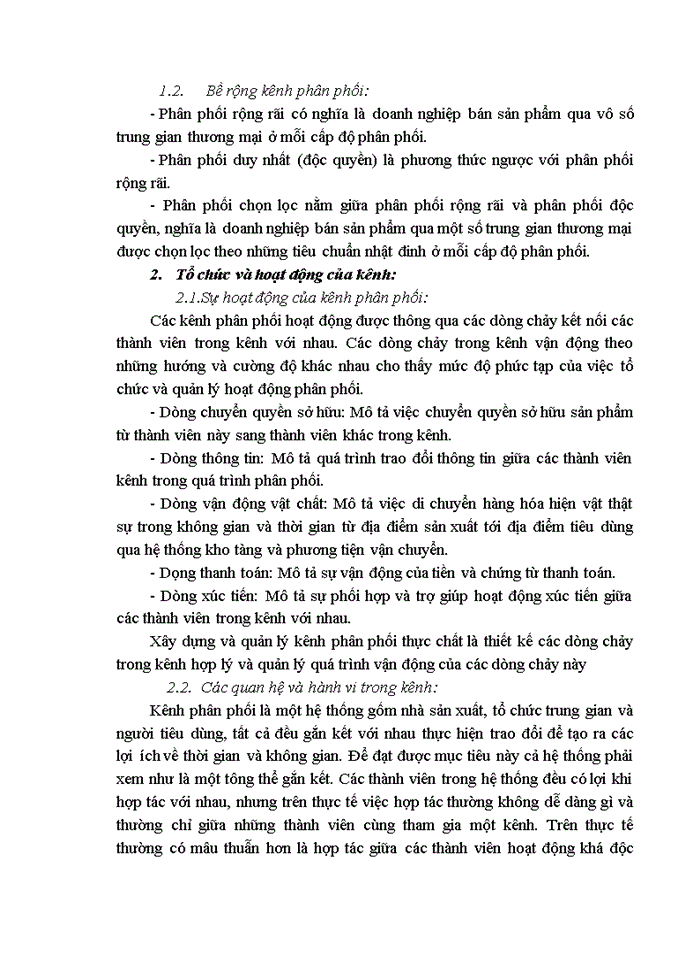 image for page Cơ sở lý luận về hệ thống phân phối sản phẩm của doanh nghiệp