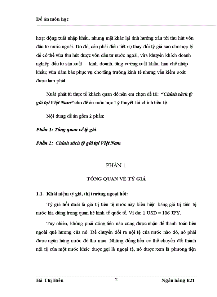 image for page Chính sách tỷ giá tại Việt Nam