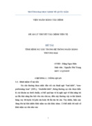 Tình hình nợ xấu trong hệ thống ngân hàng thương mại