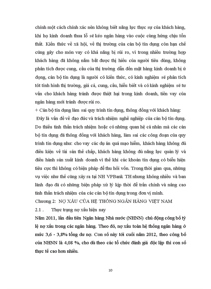 image for page Tình hình nợ xấu trong hệ thống ngân hàng thương mại