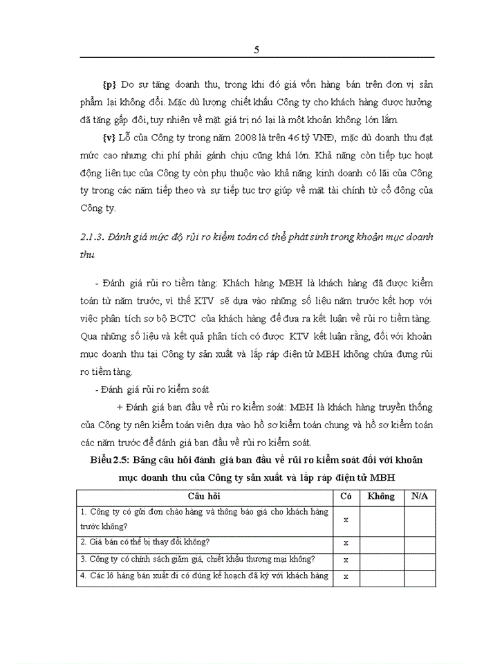 image for page Kiểm toán khoản mục doanh thu bán hàng và cung cấp dịch vụ trong quy trình kiểm toán BCTC  do Công ty TNHH Deloitte Việt Nam thực hiện