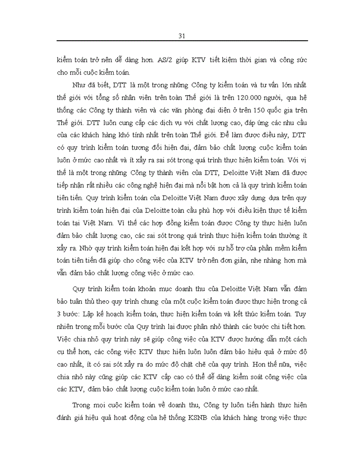 image for page Kiểm toán khoản mục doanh thu bán hàng và cung cấp dịch vụ trong quy trình kiểm toán BCTC  do Công ty TNHH Deloitte Việt Nam thực hiện