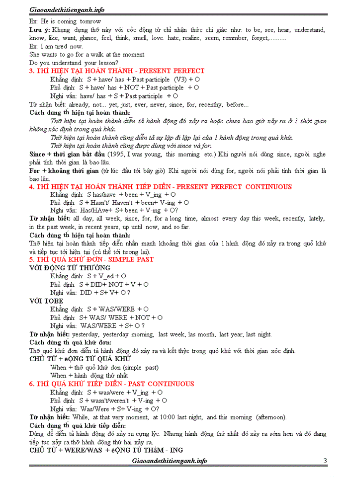 image for page Tổng hợp ngữ pháp tiếng anh