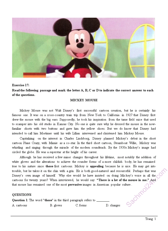 image for page Tổng hợp đề thi thử tiếng anh